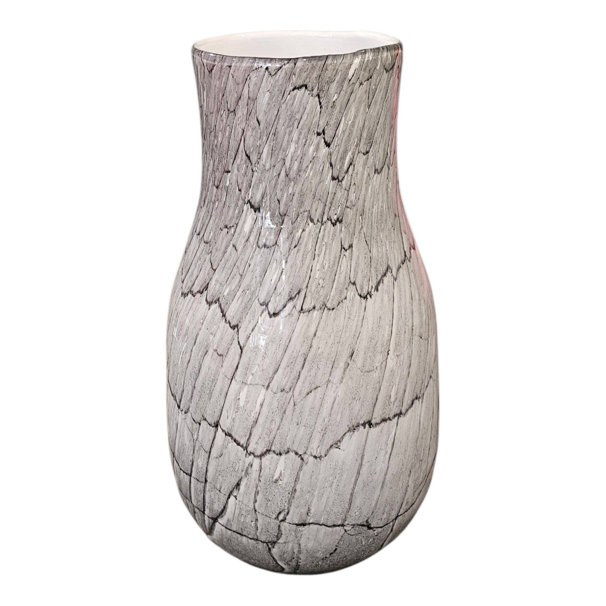 Mondgeblazen Vaas – Grey