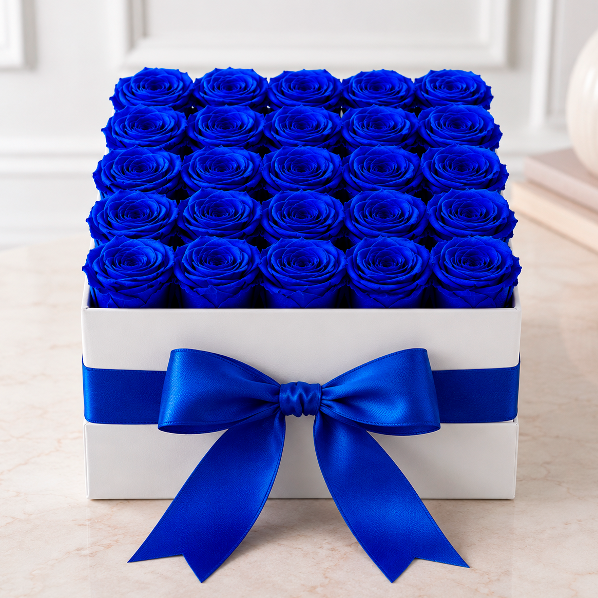 Luxe Flowerbox met Eeuwige Rozen – Tijdloze Elegantie