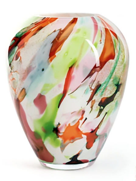Mondgeblazen Vaas – Color Splash