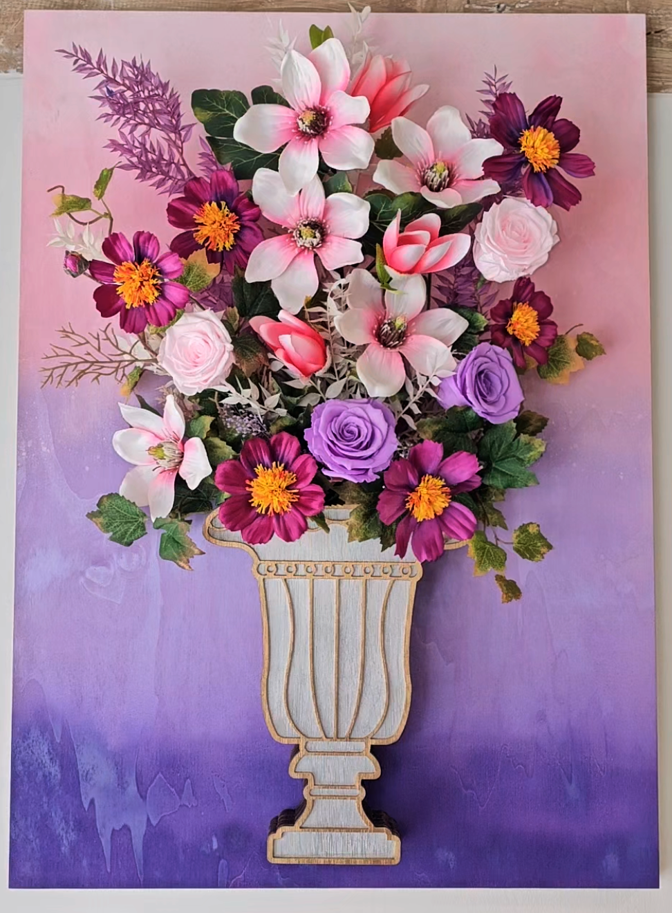 FLORAL RELIEF ART