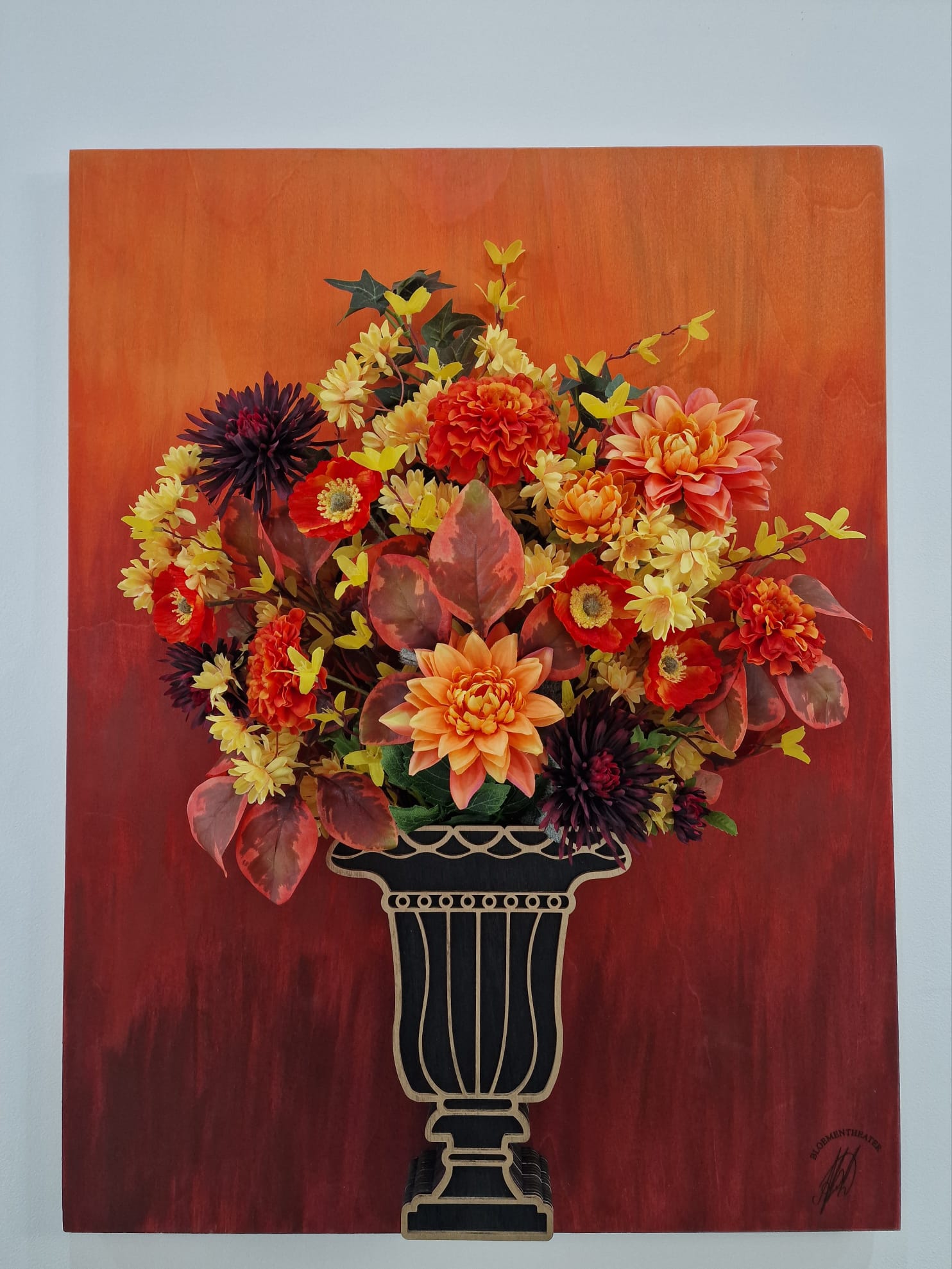 FLORAL RELIEF ART