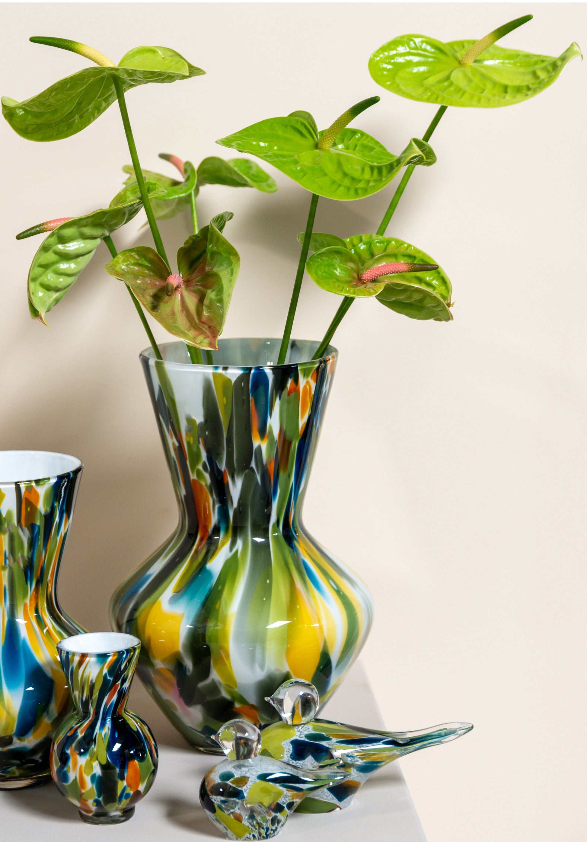 Mondgeblazen Vaas – Zomer
