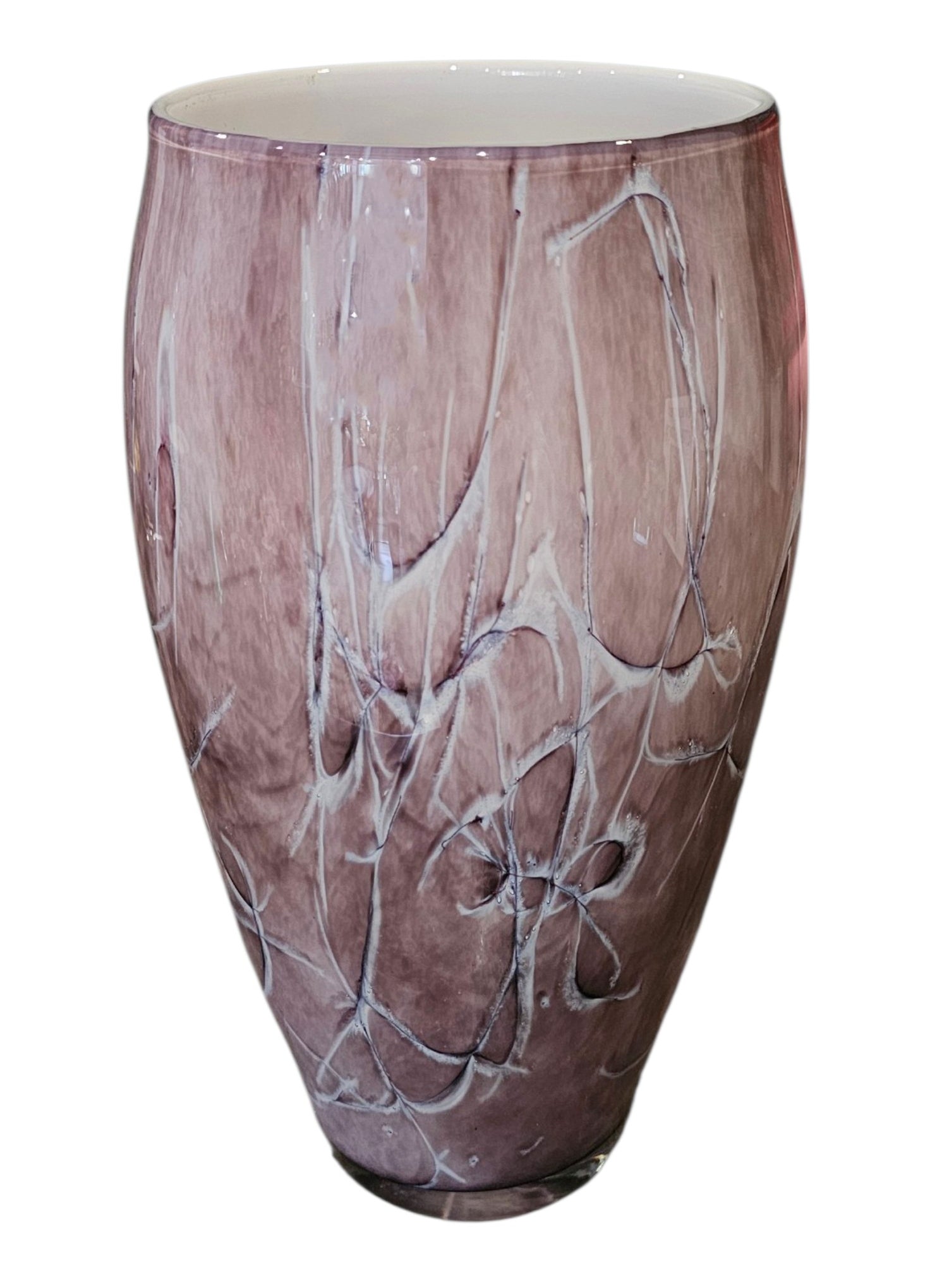 Mondgeblazen Vaas – Purple