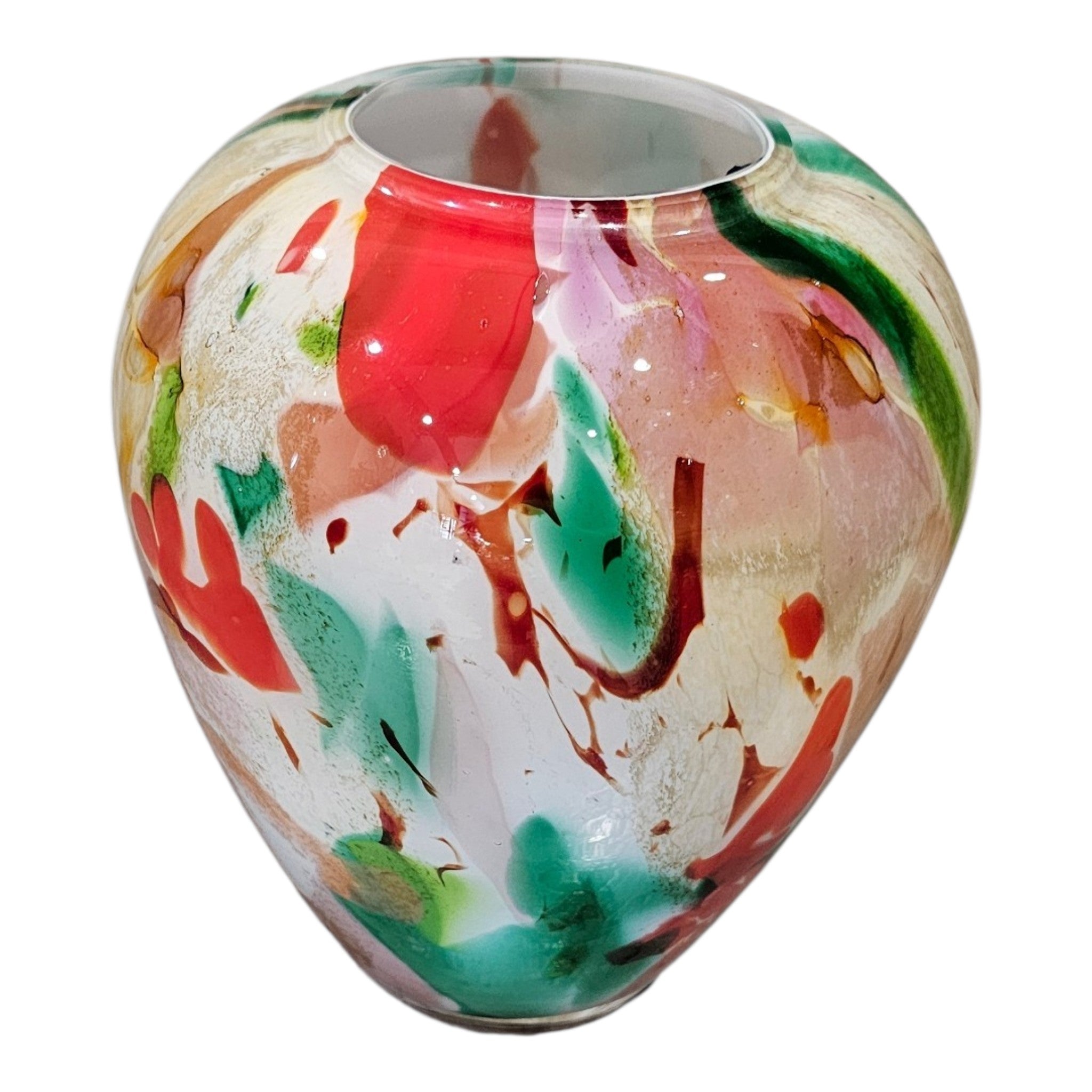 Mondgeblazen Vaas – Color Splash
