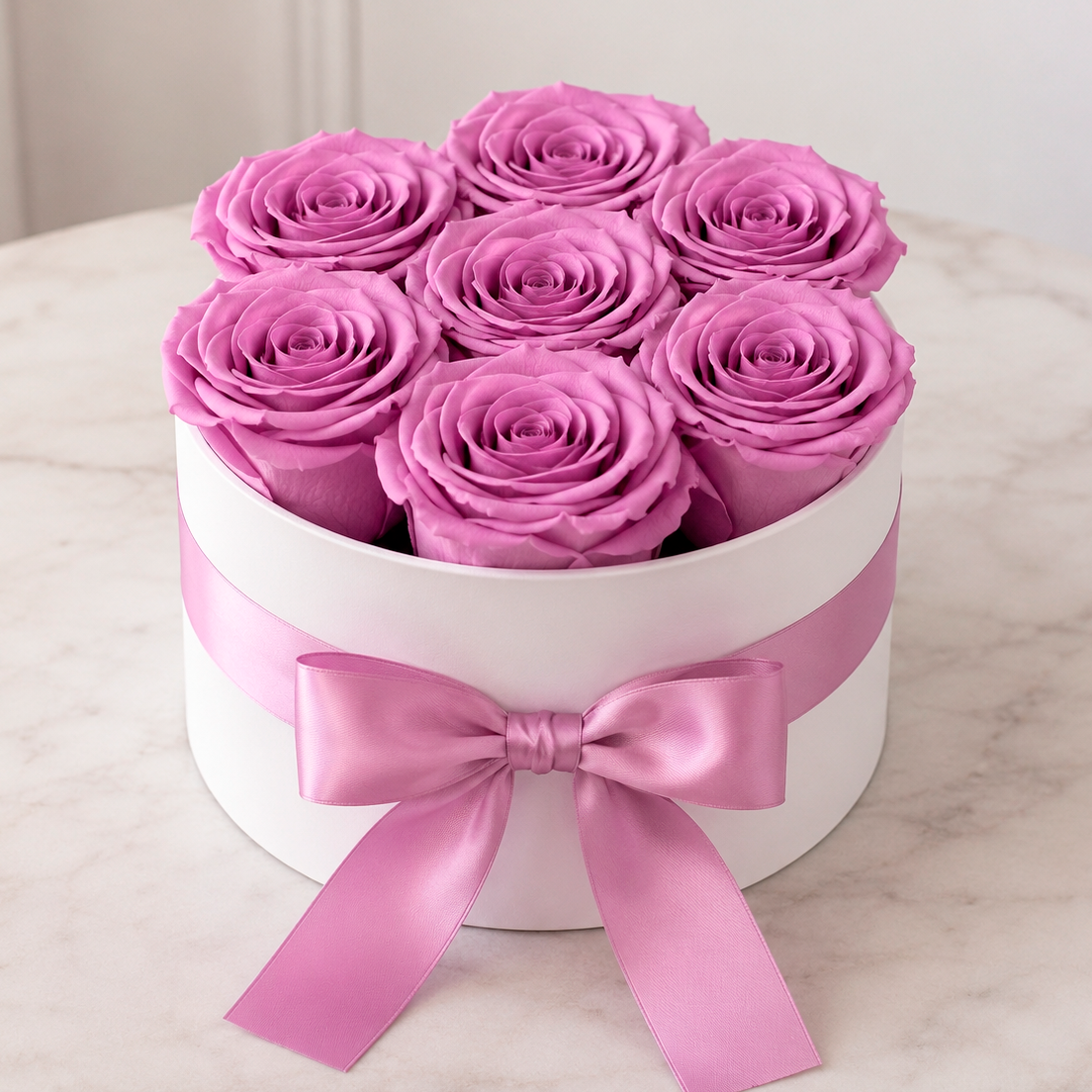 Luxe Flowerbox met Eeuwige Rozen – Tijdloze Elegantie