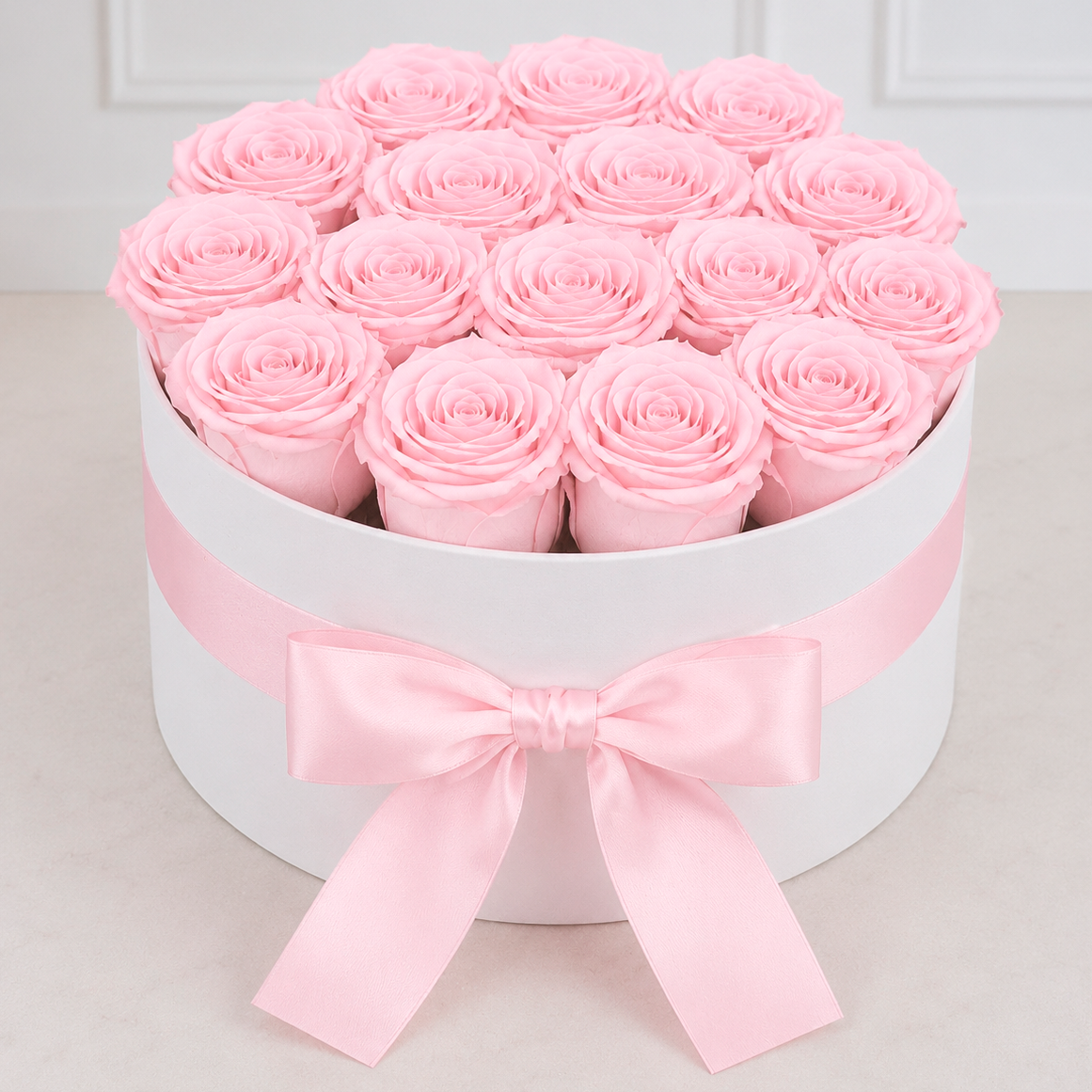 Luxe Flowerbox met Eeuwige Rozen – Tijdloze Elegantie