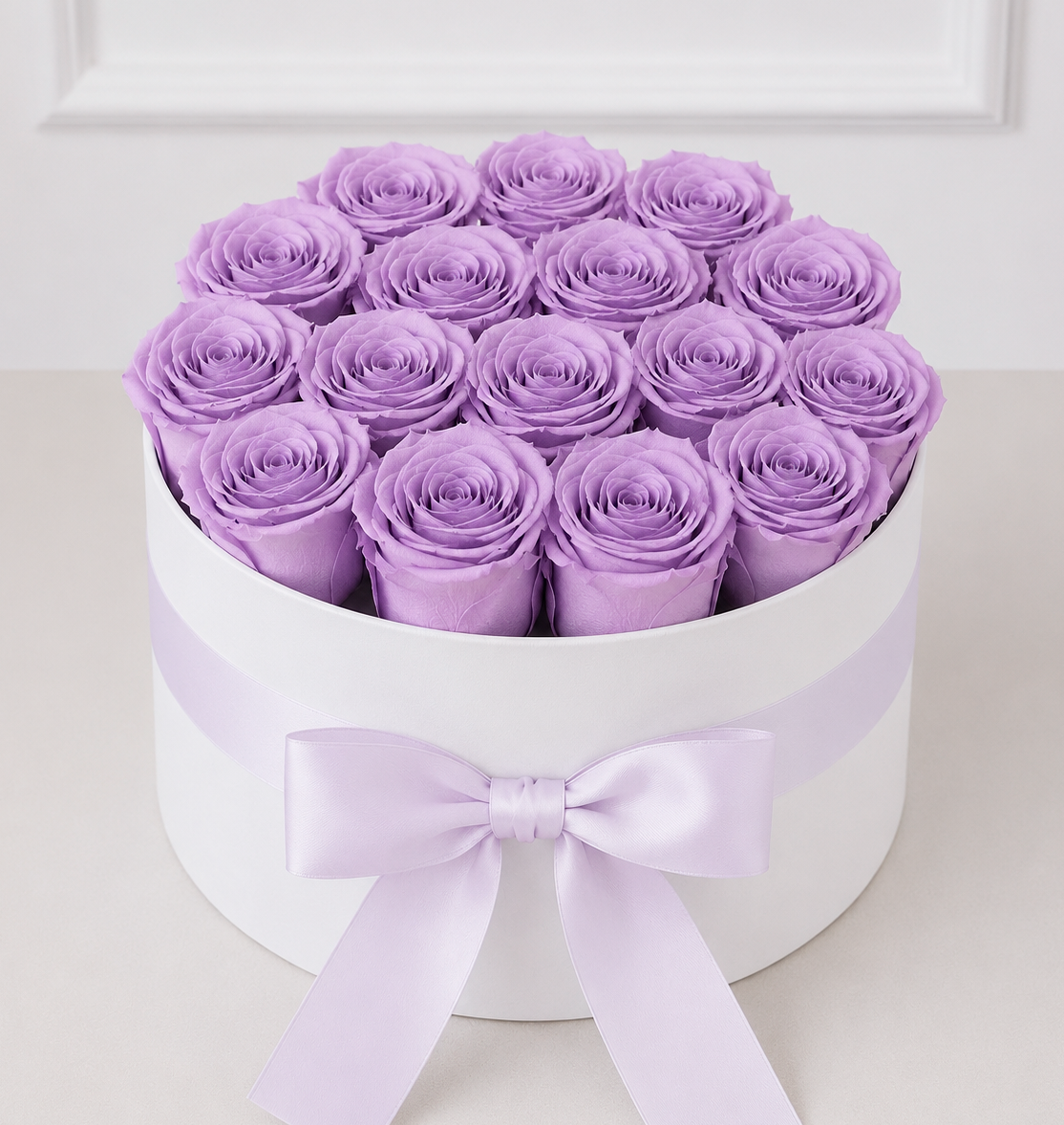 Luxe Flowerbox met Eeuwige Rozen – Tijdloze Elegantie