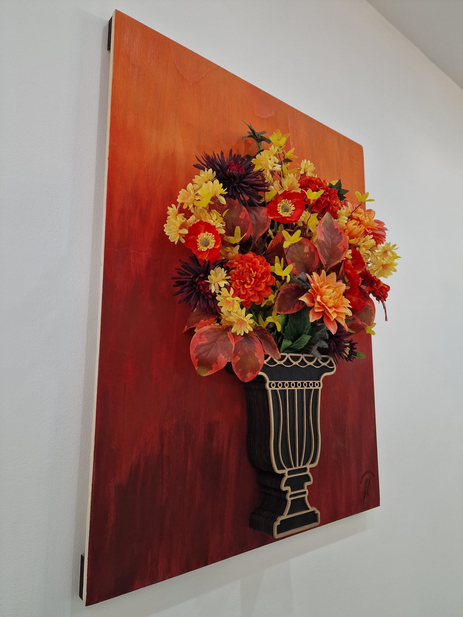 FLORAL RELIEF ART