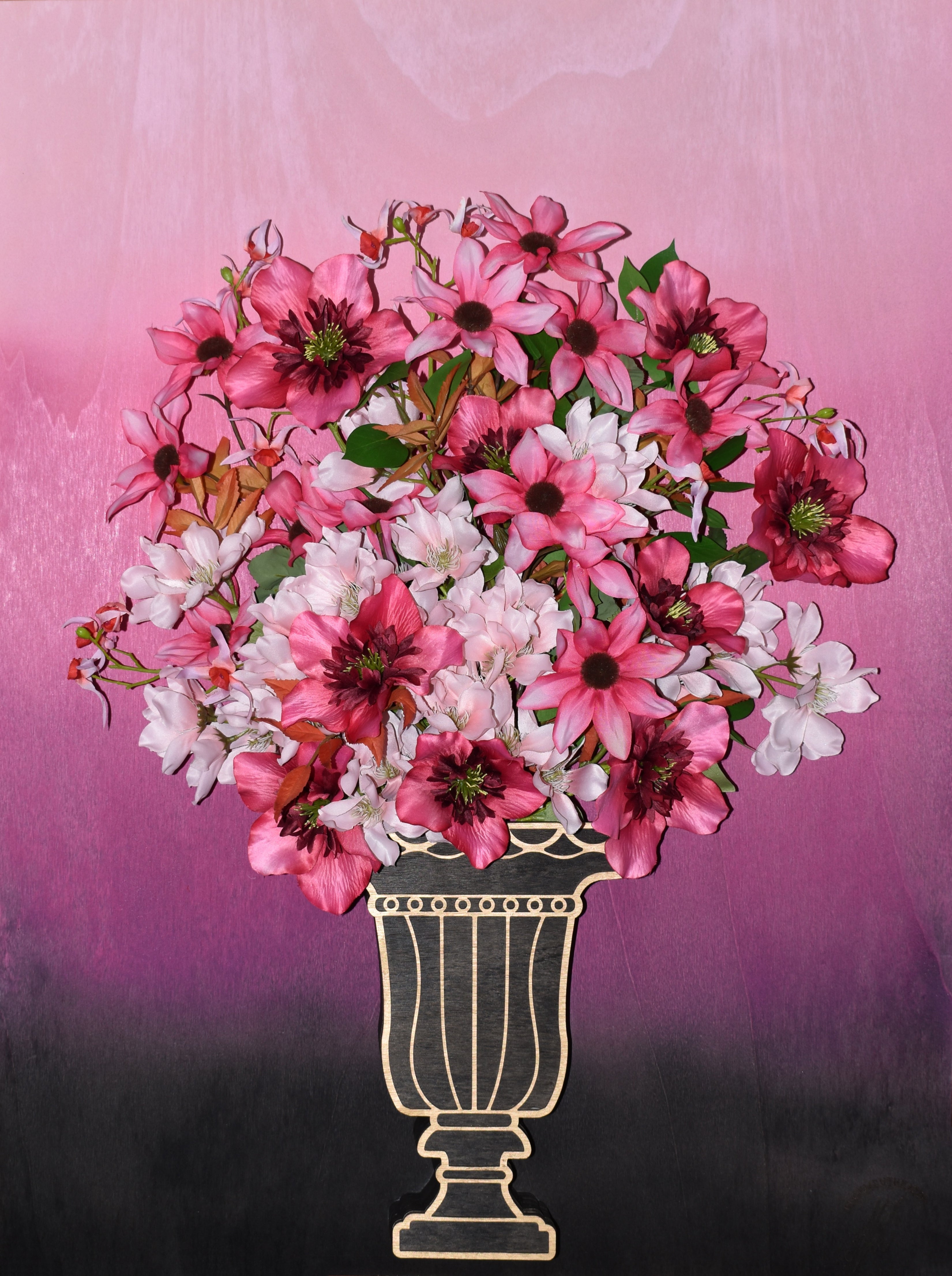 FLORAL RELIEF ART